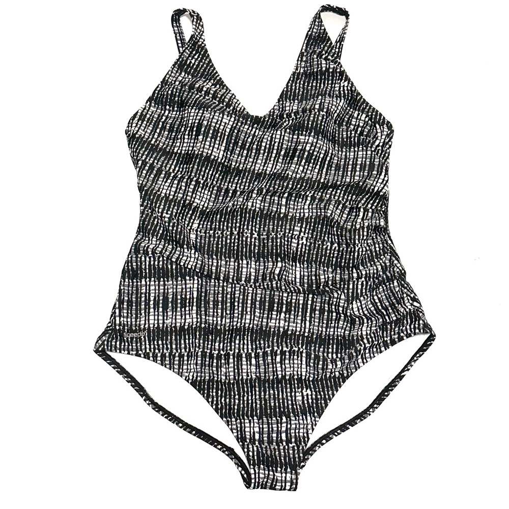 Speedo Side Shirred One Piece Swimsuit